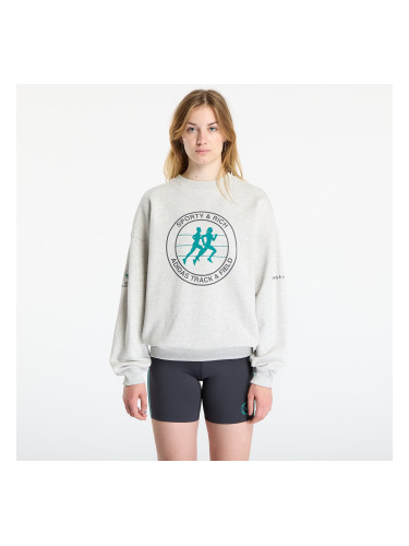 Суитшърт adidas Sporty & Rich Sweatshirt Light Grey Heather L