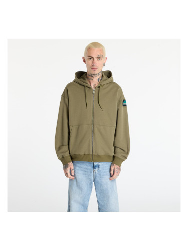 Суитшърт adidas Equipment Reflective Hoodie Full-Zip Focus Olive L