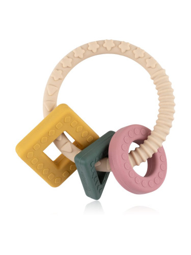 Petite&Mars Silicone teether Figures гризалка 0m+ 1 бр.