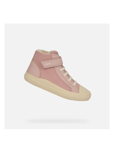 Pink Girls' Geox Gisli Sneakers - Girls