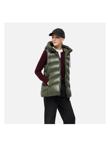 Дамски елек Geox Bleyze в цвят каки