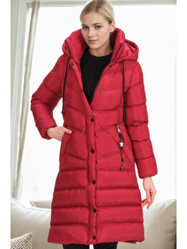 Z9719 DEWBERRY WOMEN'S COAT-BURGUNDY