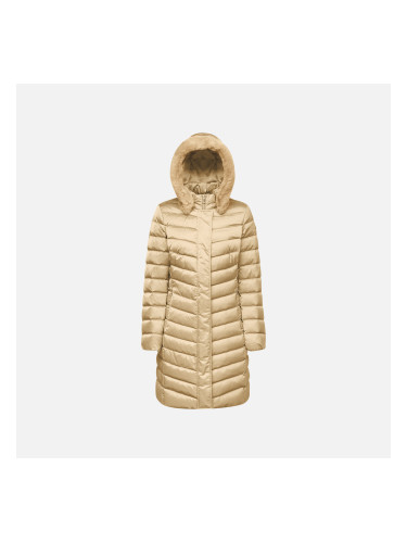 Beige women's down jacket Geox Bettanie - Women's
