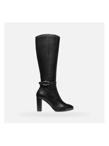 Черни дамски ботуши Geox Walk Pleasure 85