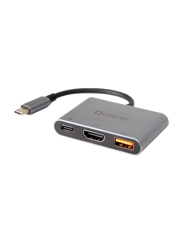 Докинг станция Platinet 3в1 USB C