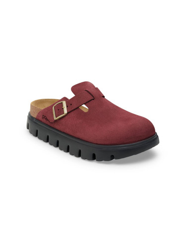 Birkenstock Boston Chunky Suede Leather Narrow Fit Жени - Сандали Birkenstock - Бордо - 1030400-3.5 - Size: 3.5