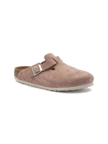 Birkenstock Boston BS Suede Leather Narrow Fit Unisex - Сандали Birkenstock - Розов - 1023263-5.5 - Size: 5.5