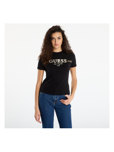 Тениска GUESS Bibia Ss T-Shirt Black XS