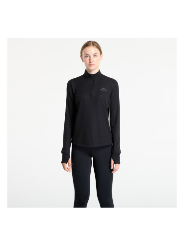 Тениска Nike Trail Women's Dri-FIT 1/4-Zip Running Mid-Layer Top Black/ Black M