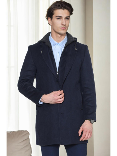 PLT9376 DEWBERRY MEN'S COAT-NAVY BLUE