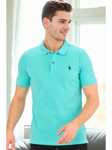 T9561 DEWBERRY MEN'S TSHIRT-WATER GREEN