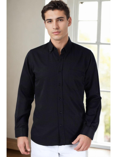 G976 DEWBERRY MEN'S SHIRT-BLACK