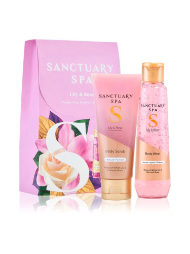 Sanctuary Spa Lily & Rose Pampering Bodycare подаръчен комплект за тяло