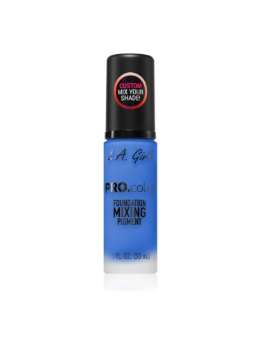 L.A. Girl Cosmetics PRO. Color основа под фон дьо тен да уеднакви цвета на кожата цвят Blue 30 мл.