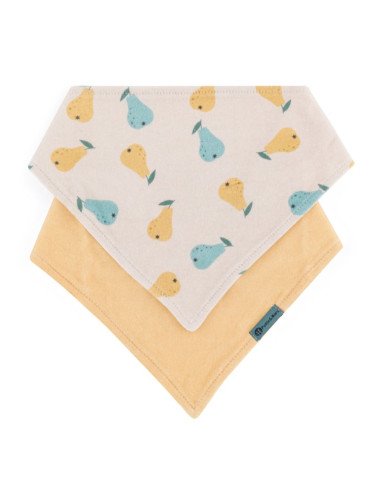 Petite&Mars Bandana Luke 3m+ лигавник Beige Pears&Intense Ochre 1 бр.