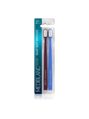 MEDIBLANC Toothbrush Silk четка за зъби с фини влакна 2 бр.