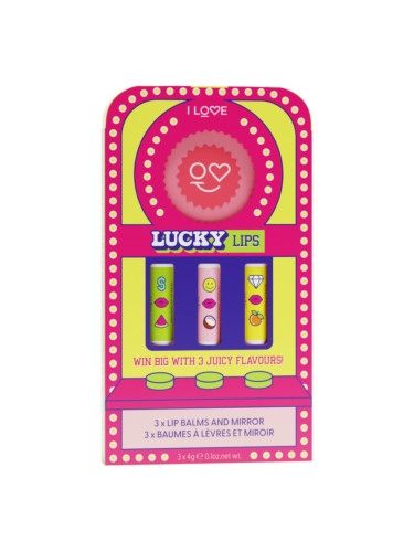 I Love Lucky Lips подаръчен комплект за устни