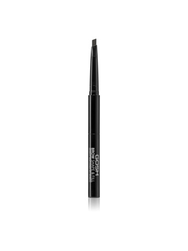 GOSH COPENHAGEN Brow Shape & Fill двустранен молив за вежди цвят 002 Greybrown 0.5 гр.
