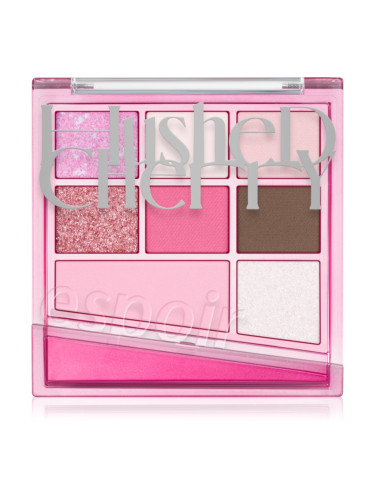 espoir Real Eye Palette All New палитра сенки за очи за перфектен външен вид цвят Hushed Cherry 94 гр.