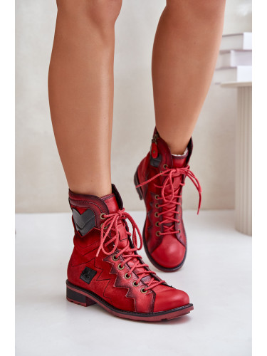 Кожени Уютни Ботуши За Жени С Плосък Ток Maciejka