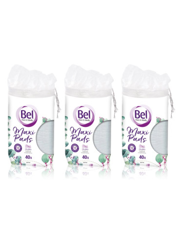 Bel Face & Body Maxi Pads тампони за почистване на грим 3x40 бр.