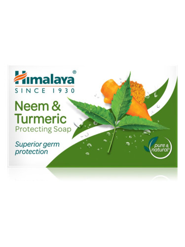 Himalaya Herbals Neem & Turmeric твърд сапун с антибактериална добавка 75 гр.