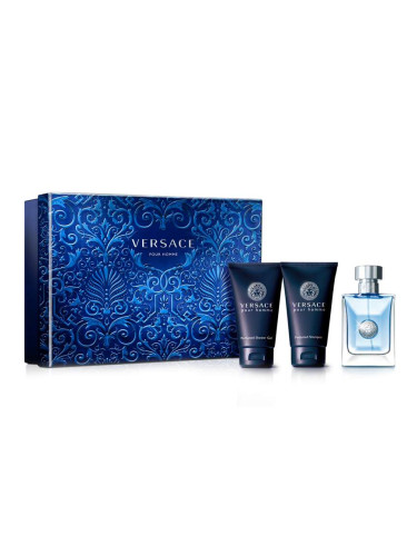 Versace Pour Homme комплект за мъже EDT тоалетна вода 50ml + SG 50ml + Shampoo 50ml