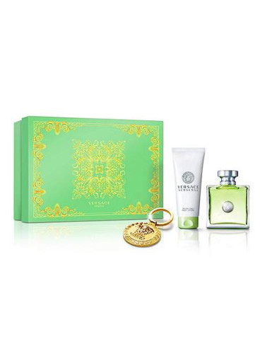 Versace Versense Комплект за жени EDT тоалетна вода 100 ml + лосион за тяло 100 ml + ключодържател