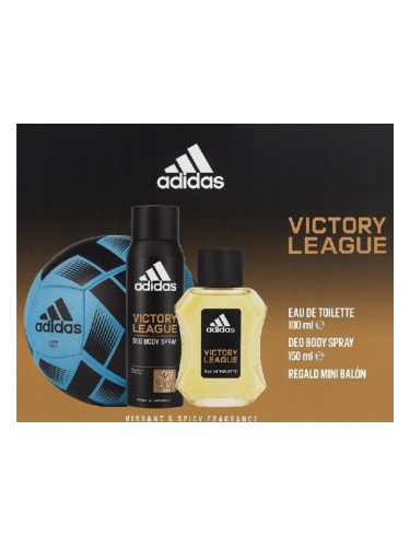Adidas Victory League Мъжки комплект EDT Тоалетна вода 100 ml Део спрей 150 ml малка топка