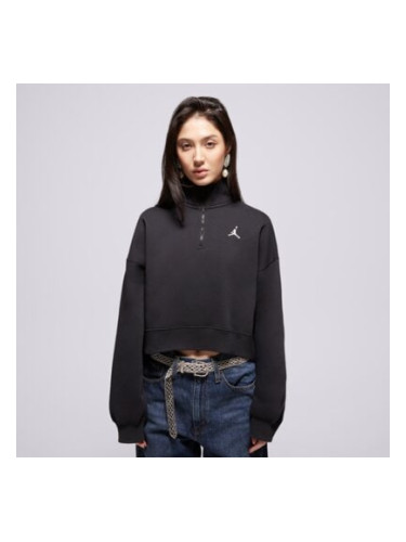 Jordan Суитчър Със Закопчаване W J Brk Flc Qz Топ дамски Дрехи Суичъри IH2391-010 Черен