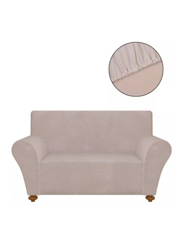 Sonata Разтегателен калъф за диван, бежов, полиестерно жарсе