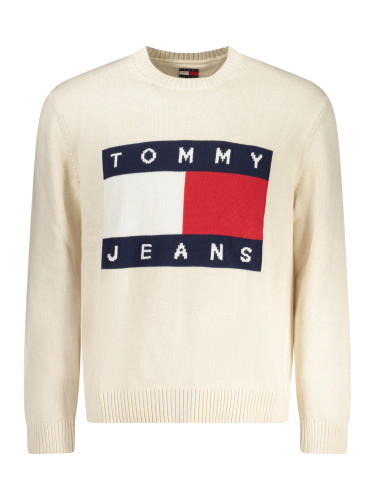 TOMMY HILFIGER MEN'S BEIGE SWEATER