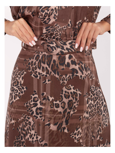 Макси пола с леопардов принт
