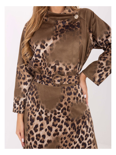 Макси пола с леопардов принт