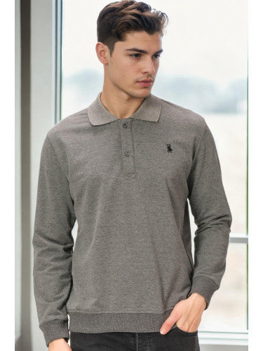 V9007 DEWBERRY MEN'S SWEATSHIRT-ANTHRACITE