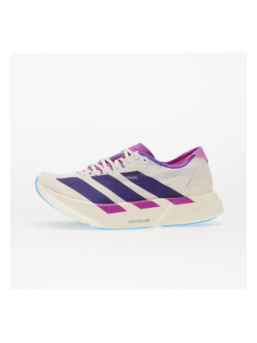 Сникърси adidas Adizero Adios Pro 4 W Core White/ Collegiate Purple/ Semi Blue Burst EUR 37 1/3