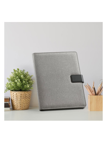 Папка Tolstoy A4 от рециклиран полиестер с тефтер