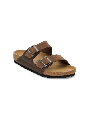 Birkenstock Arizona BS Mixed Leather Regular Fit Unisex - Сандали Birkenstock - Кафяв - 1030677-12 - Size: 12