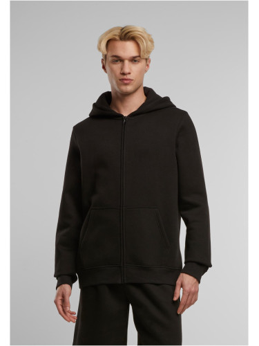 Basic Essential Zip Hoody black