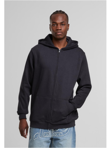 Basic Essential Zip Hoody navy