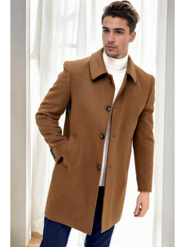 PLT9364 DEWBERRY MEN'S COAT-CAMEL