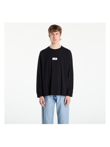 Тениска MM6 Cotton Long Sleeve T-Shirt Black L