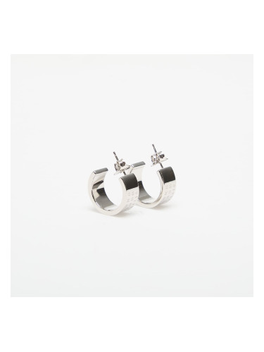 Обеци MM6 Earrings Shiny Palladium Universal