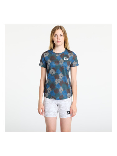 Тениска SAYSKY W Flower Combat T-Shirt Blue Aop L