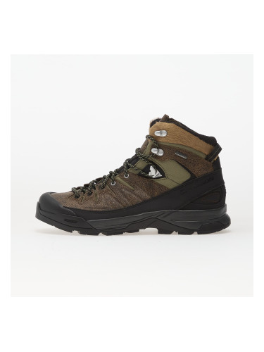 Сникърси Salomon X-Alp Mid Gtx Distressed Ltr Dark Earth/ Black/ Deep Lichen Green EUR 44