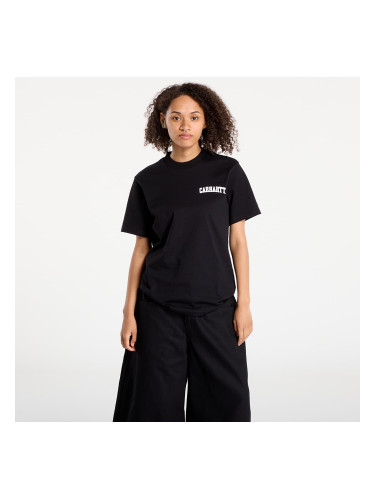Тениска Carhartt WIP S/S University Script T-Shirt UNISEX Black/ White L