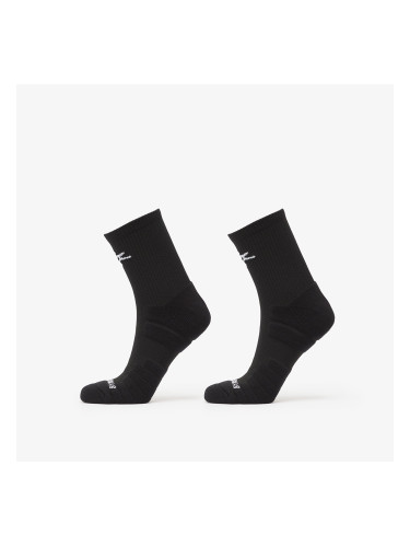 Чорапи Bandit Cushion Run "Sunburst" Quarter Socks 2-Pack Black/ White M/L