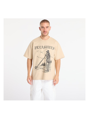 Тениска PLEASURES Pipe T-Shirt Sand L