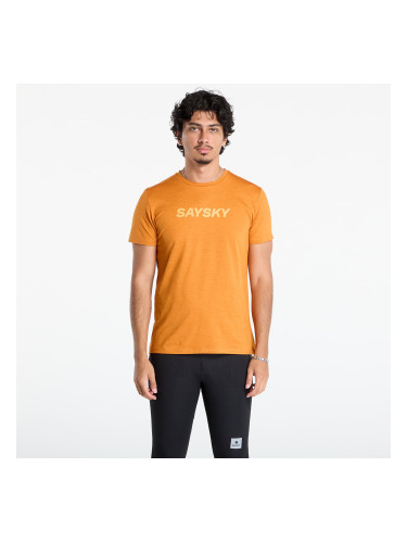 Тениска SAYSKY Logo Pace T-Shirt Orange S