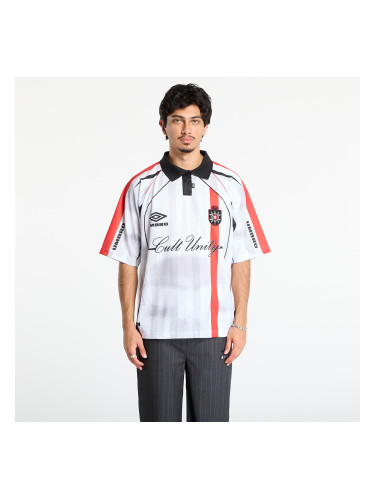 Тениска Umbro 01 03 Polo White/ Red L